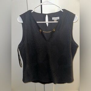 Calvin Klein Black Blouse Size L